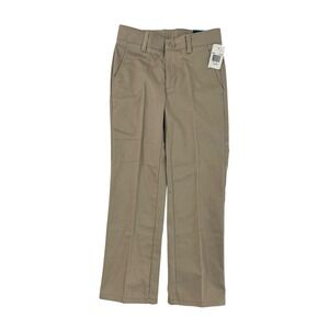 Dockers Classic Fit Khaki Pants Adjustable Waist Wrinkle Free Regular Boys 8 NWT